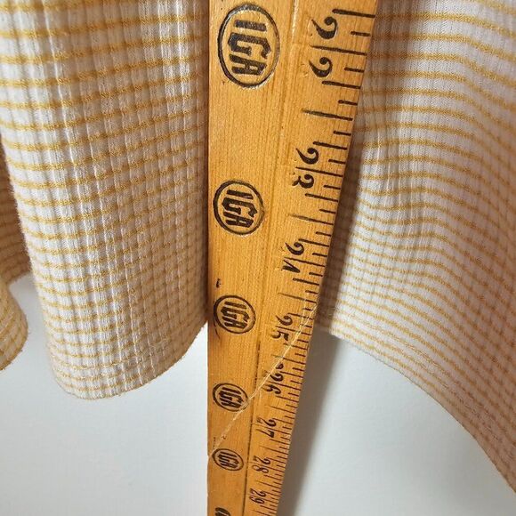 EUC MAURICES TEXTURED STRIPED SCOOP NECK TIERED TANK TOP SIZE L - Picture 13 of 13